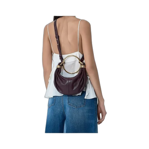 Bracelet Detailed Mini Hobo Bag