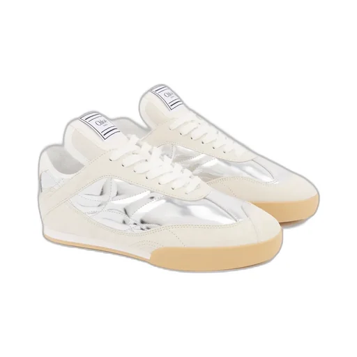 Kick Metallic-Panelled Sneakers