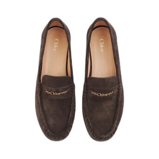 Logo Chain Loafers