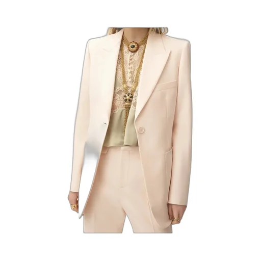 Single-Breasted Tailored Jacket