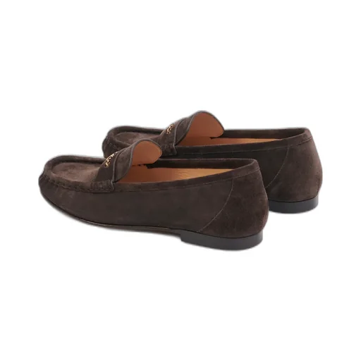 Logo Chain Loafers