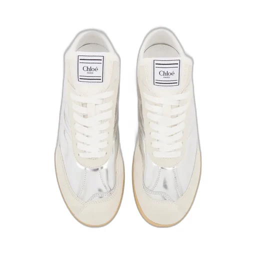 Kick Metallic-Panelled Sneakers