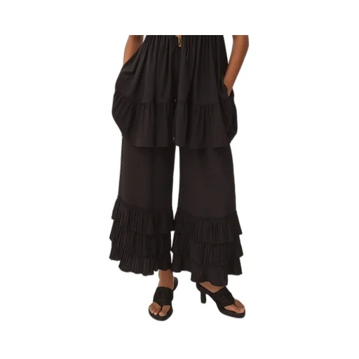 Fluid Wide-Leg Pants