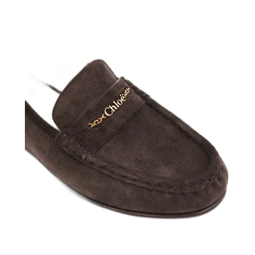 Logo Chain Loafers