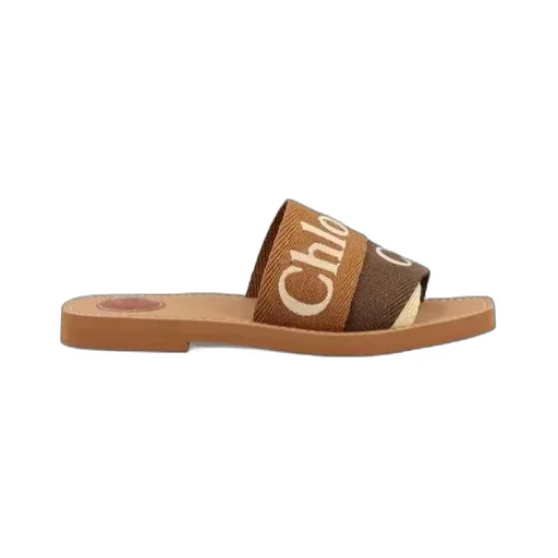 Woody Logo Detailed Sandals