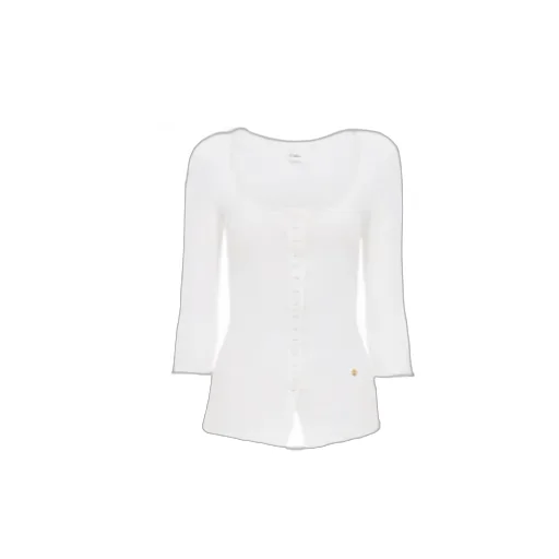 Scalloped Button Cardigan