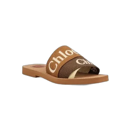 Woody Logo Detailed Sandals