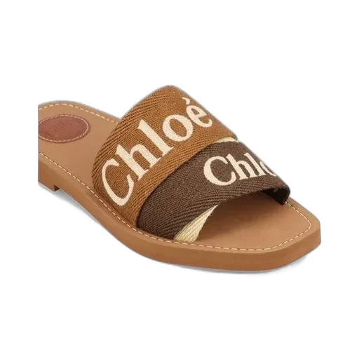 Woody Logo Detailed Sandals