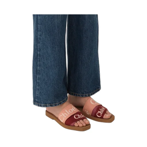 Woody Logo Detailed Sandals