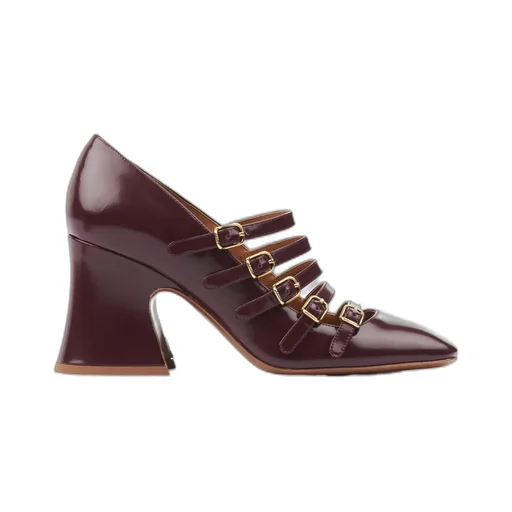 80Mm Janis Buckle-Strap Pumps