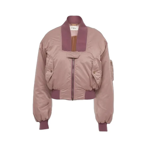 Cropped Bomber Jacket