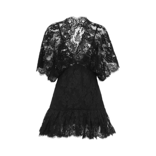 Lace Ruffle Fitted Top