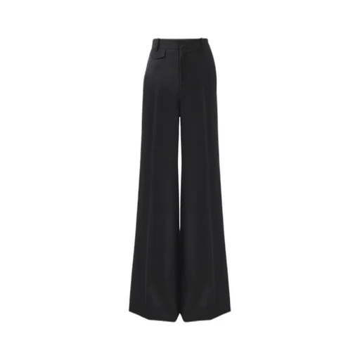 Pleated Wide-Leg Trousers