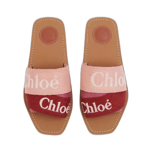 Woody Logo Detailed Sandals