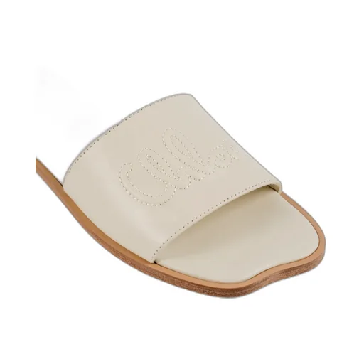 Logo-Embossed Leather Sandals