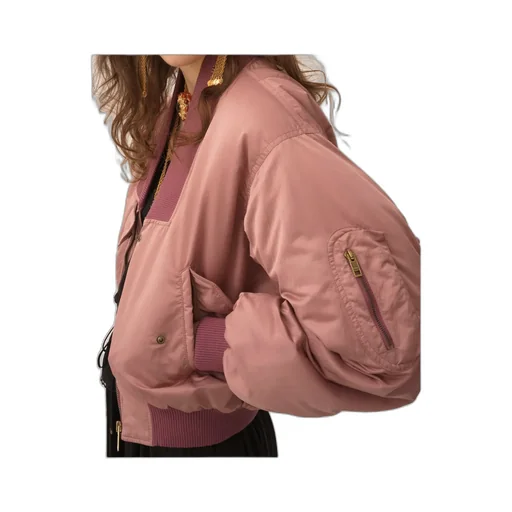 Cropped Bomber Jacket
