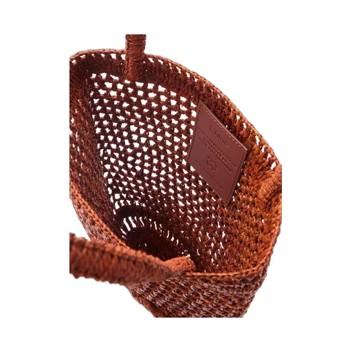 Crochet-Detail Tote Bag