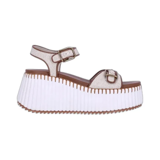 Round Toe Platform Sandals