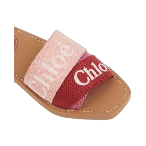 Woody Logo Detailed Sandals