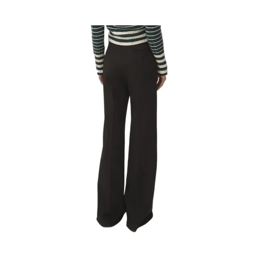 Pleated Wide-Leg Trousers