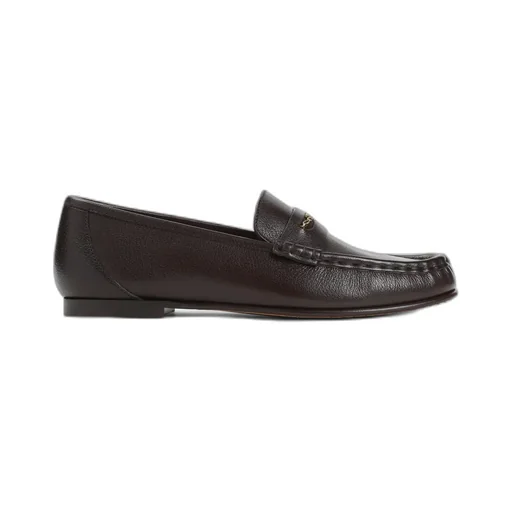 Logo Leather Loafers