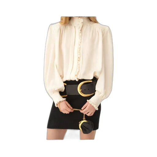 Oversized Ruffled Blouse