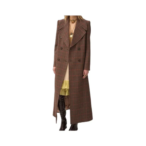 Lapel Long Sleeve Coat