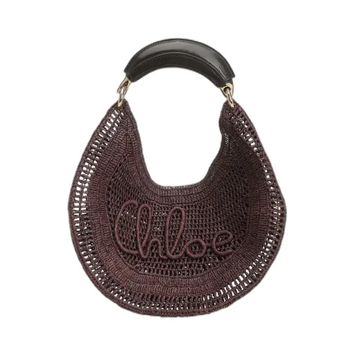 Summer Banana Woven Top Handle Bag