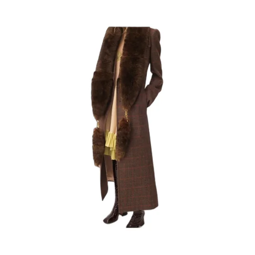 Lapel Long Sleeve Coat