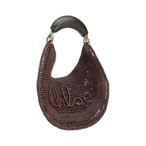 Summer Banana Woven Top Handle Bag