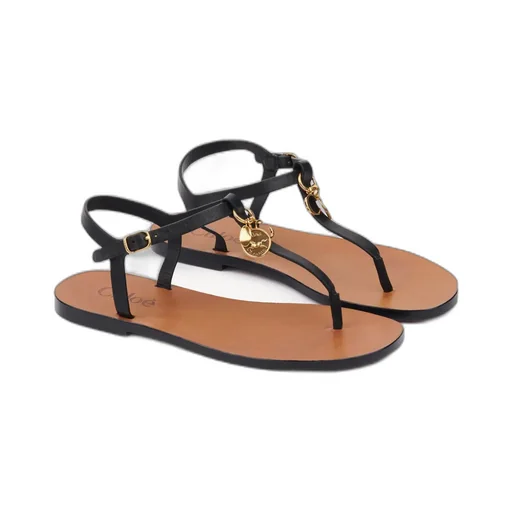 Charms Buckled Ankle Strap Sandals