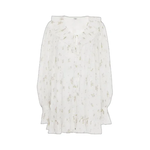Floral-Print Mini Dress