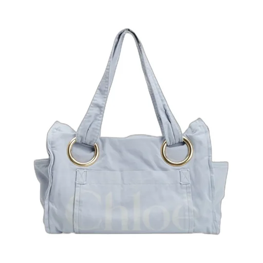 Logo Printed Plage Tote Bag