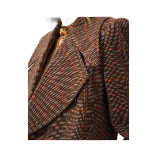 Lapel Long Sleeve Coat