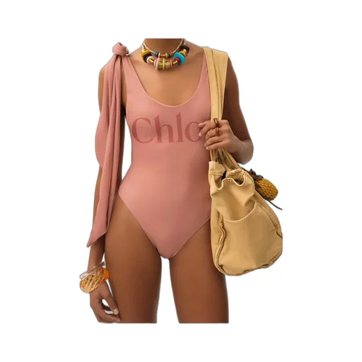 Knotted-Strap One-Piece Swimsuit