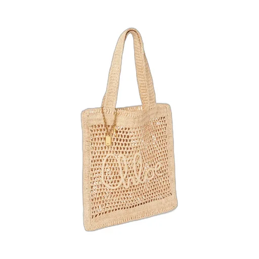 Summer Banana Logo-Detailed Tote Bag