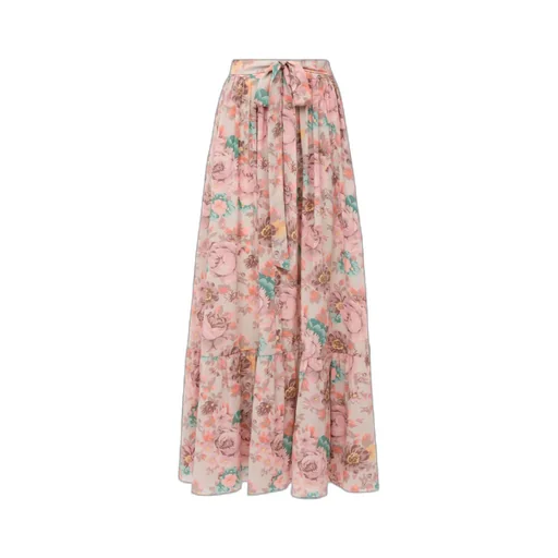 Gathered Midi Skirt