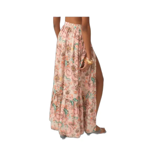Gathered Midi Skirt