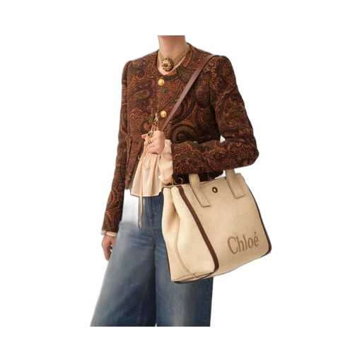 Logo Detailed Tote Bag