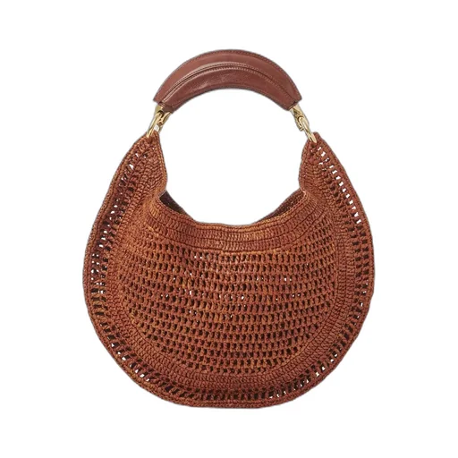 Summer Banana Woven Tote Bag