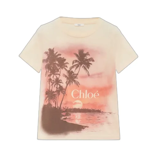 Sunset Printed Crewneck T-Shirt