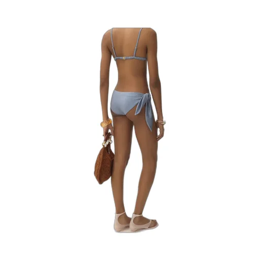 Logo Plaque Triangle Bikini Top
