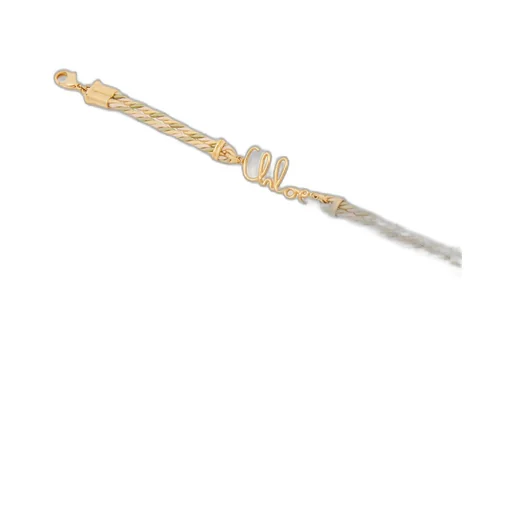 Plage Logo-Plaque Braided Bracelet