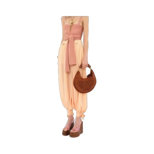 Summer Banana Woven Tote Bag