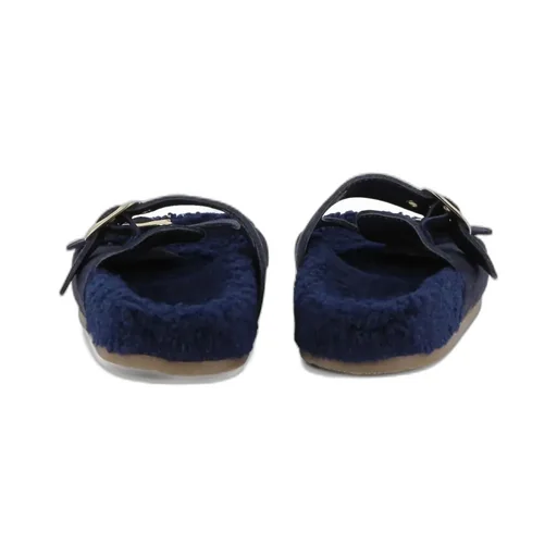 Double-Buckle Slip-On Sandals