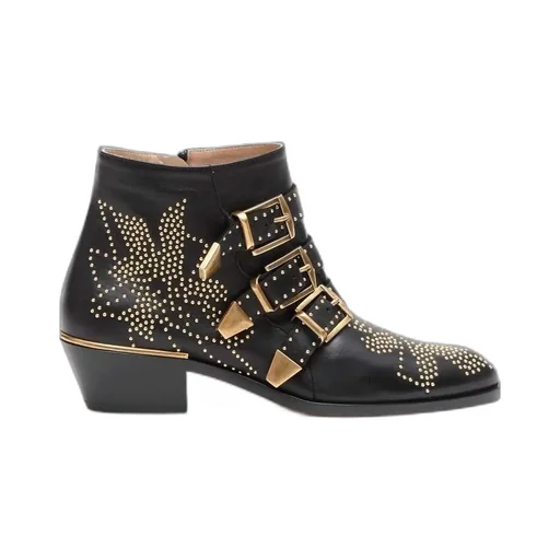 Susanna Studded Heeled Ankle Boots