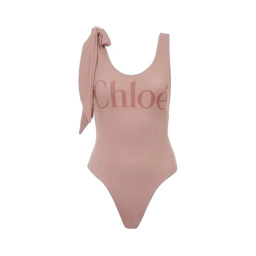 Knotted-Strap One-Piece Swimsuit