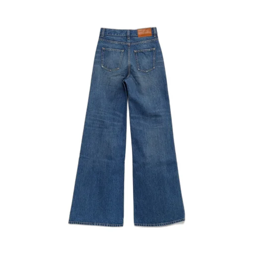 Logo Patch Flared Jeans