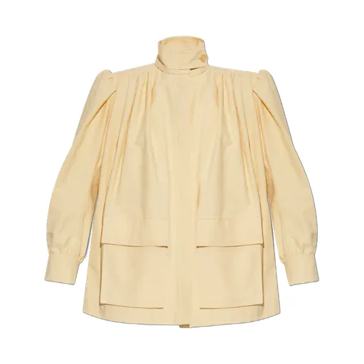 High-Neck Utilitarian Jacket