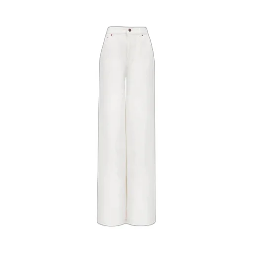 Logo Patch Wide-Leg Jeans